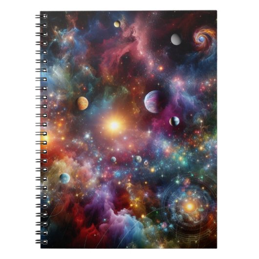 KOSMISCHE UTOPIE NOTITIEBOEK (Voorkant)