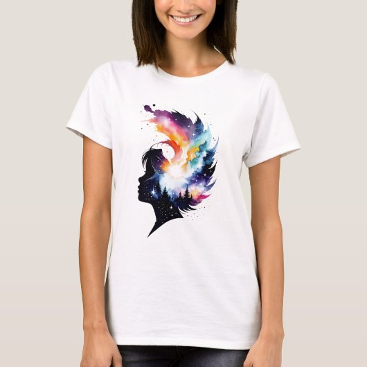 Kosmische verbeelding #1 t-shirt (Voorkant)