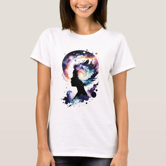 Kosmische verbeelding #4 t-shirt (Voorkant)