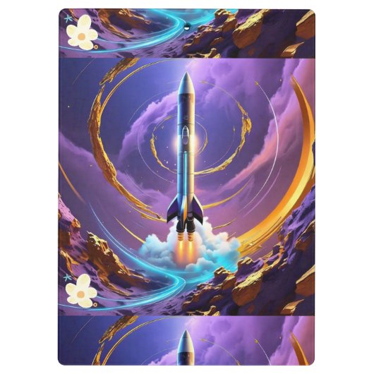 "Kosmische verkenning onthuld" Klembord (Achterkant)