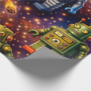 Kosmische verkenningskunst cadeaupapier