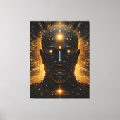 Kosmische Verlichting Canvas Afdruk (Voorkant)