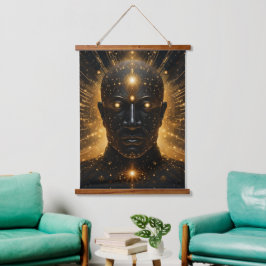 Kosmische Verlichting Hangend Wandkleed