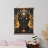 Kosmische Verlichting Hangend Wandkleed (Slaapkamer)