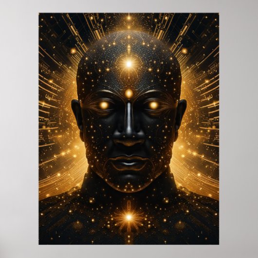 Kosmische Verlichting Poster (Voorkant)