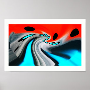 Kosmische vervorming poster