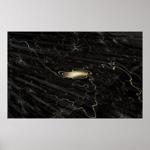 kosmische vervorming poster