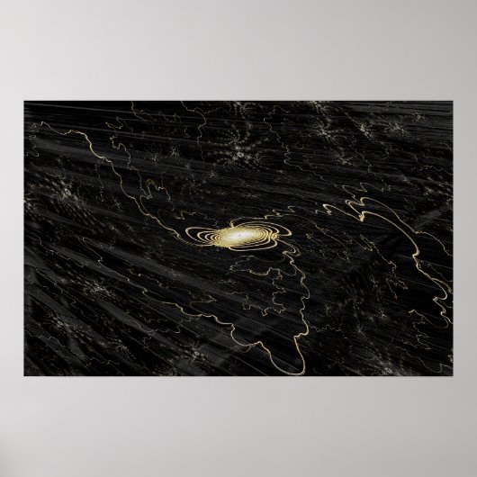 kosmische vervorming poster (Voorkant)