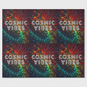 Kosmische vibraties cadeaupapier