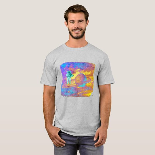 Kosmische Violist T-shirt (Voorkant volledig)