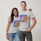 Kosmische Violist T-shirt (Unisex)