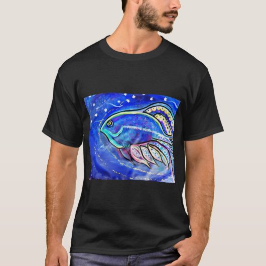 Kosmische Vis T-shirt (Voorkant)