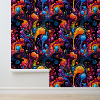 Kosmische viscositeit abstract behang