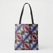 Kosmische Vliegende Vis AI Fantasie Digitale Kunst Tote Bag (Voorkant)