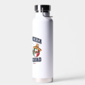 Kosmische Voetbalsterren Alien & Skelet Voetbal Waterfles (Links)
