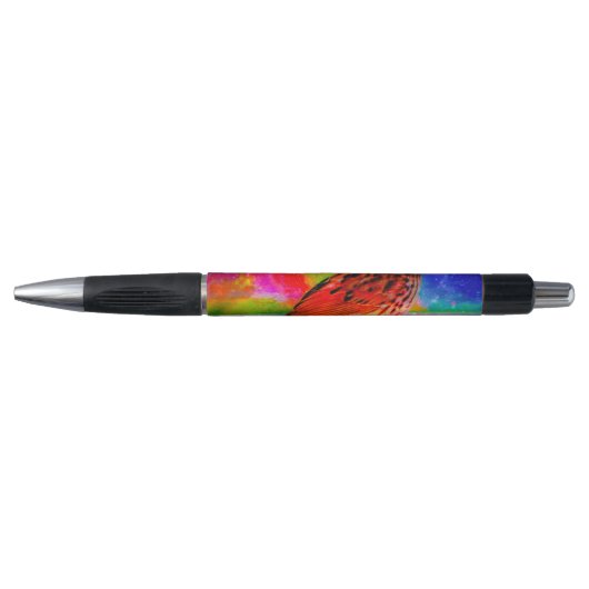 Kosmische Vogel Droomlandschap Kunstprint" Pen (Voorkant)