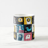 Kosmische vogels en Doodle Dreams Koffiemok (Center)