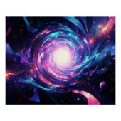 Kosmische vortex perfect poster (Voorkant)