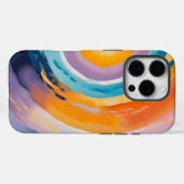 Kosmische Vortex: Zonne-omhelzing Case-Mate iPhone Case (Achterkant (horizontaal))