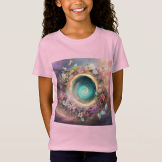 Kosmische Vortex zwaartekracht-geïnspireerd T-shir T-shirt
