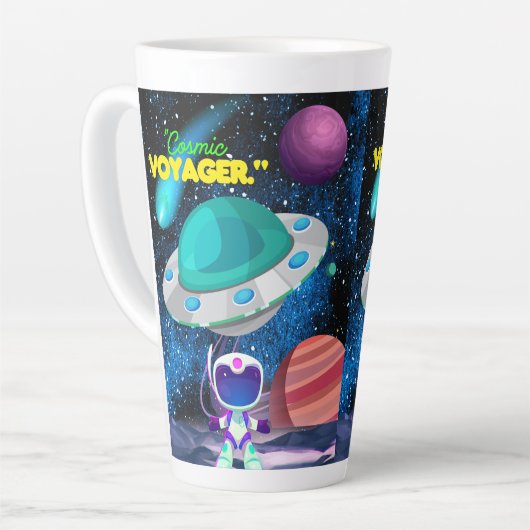 KOSMISCHE VOYAGER LATTE MOK (Linkerhoek)