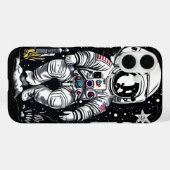 Kosmische Voyager: Retro-astronaut Case-Mate iPhone Case (Achterkant (horizontaal))