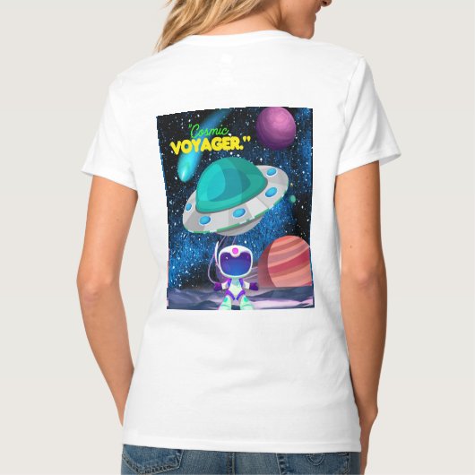 KOSMISCHE VOYAGER T-SHIRT (Achterkant)