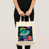 KOSMISCHE VOYAGER TOTE BAG (Voorkant (product))