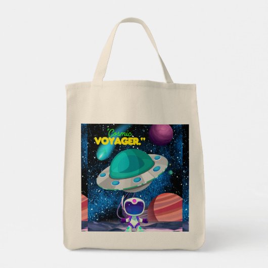 KOSMISCHE VOYAGER TOTE BAG (Achterkant)