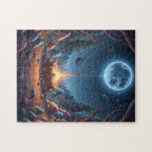 Kosmische Vuurmagie Nacht Kampvuur Puzzel - Fantas (Horizontaal)