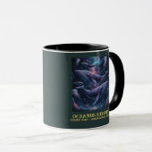 Kosmische Walvis Melkweg Oceaan Mok (Voorkant rechts)
