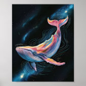 Kosmische Walvis Poster (Voorkant)