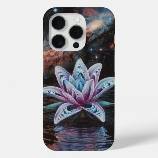 Kosmische waterlelie onder nevelhemel Case-Mate iPhone case (Achterkant)