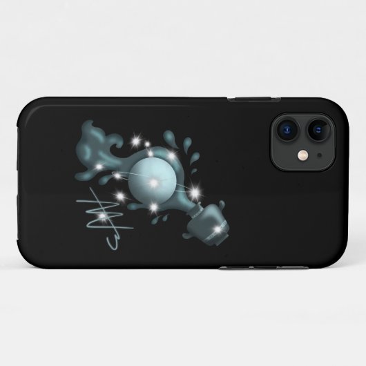 Kosmische Waterman Uranus Zodiac Case-Mate iPhone Case (Achterkant (horizontaal))