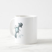 Kosmische Waterman Uranus Zodiac Koffiemok (Voorkant links)