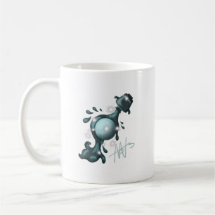 Kosmische Waterman Uranus Zodiac Koffiemok