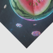 Kosmische Watermeloenschijf Tissuepapier (Detail)