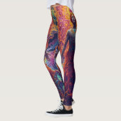 Kosmische wedergeboorte Leggings – Psychedelische  (Links)