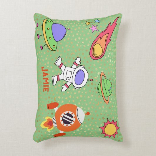 Kosmische wereld gepersonaliseerd kussen (Voorkant(Verticaal))