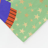 Kosmische wereld gepersonaliseerde fleece deken (Hoek)