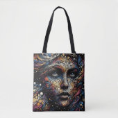 "Kosmische wervelingen van de ziel" Tote Bag (Voorkant)