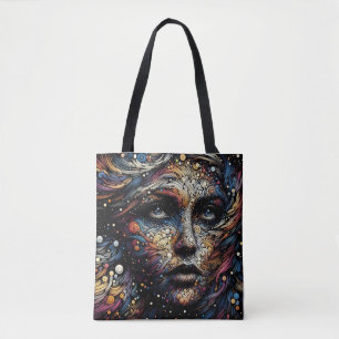 "Kosmische wervelingen van de ziel" Tote Bag