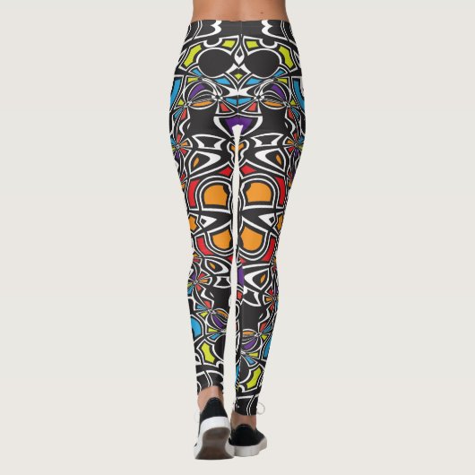 kosmische wervelkolom leggings (Achterkant)