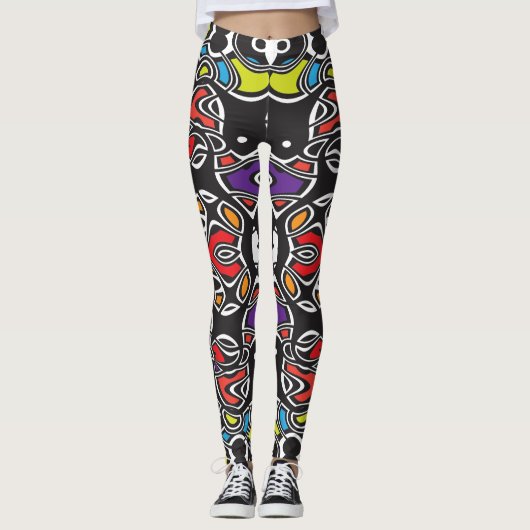 kosmische wervelkolom leggings (Voorkant)