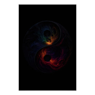 Kosmische Wervelwind Perfect Poster