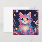 Kosmische Whiskers- Kat Schilderen (Voorkant / Achterkant)