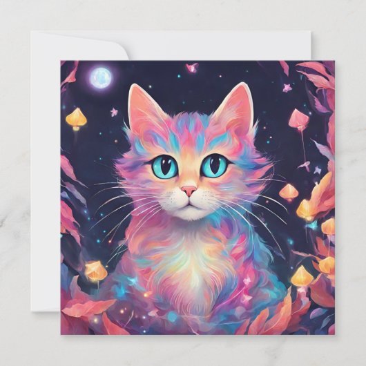 Kosmische Whiskers- Kat Schilderen (Voorkant)