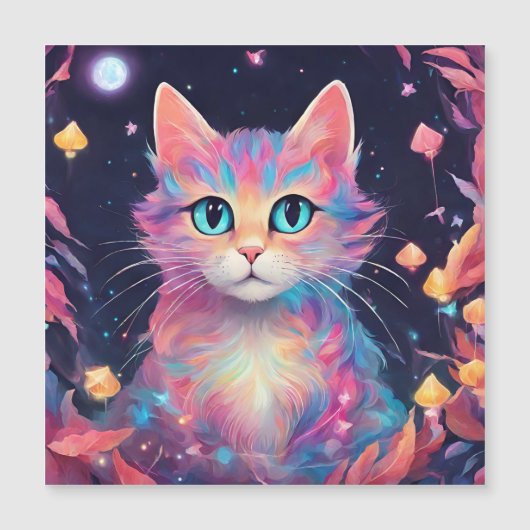 Kosmische Whiskers- Kat Schilderen (Voorkant)