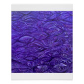 Kosmische Whorl kunst poster door Nefertara (Voorkant)