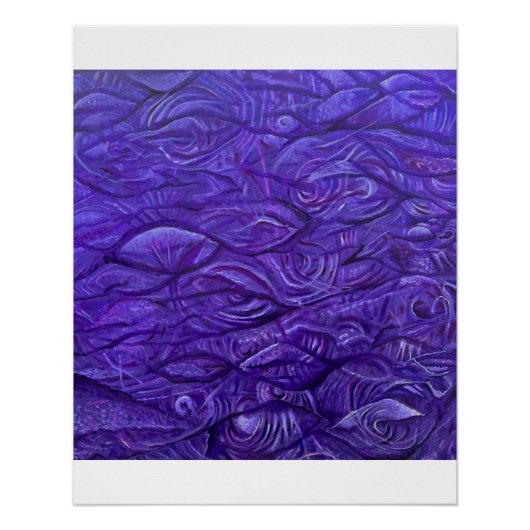 Kosmische Whorl kunst poster door Nefertara (Voorkant)